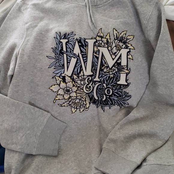 H&M X William Morris & Co Gray Sweatshirt Hoodie - Picture 6 of 7